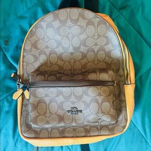I am selling a coach backpack in great condition never used.